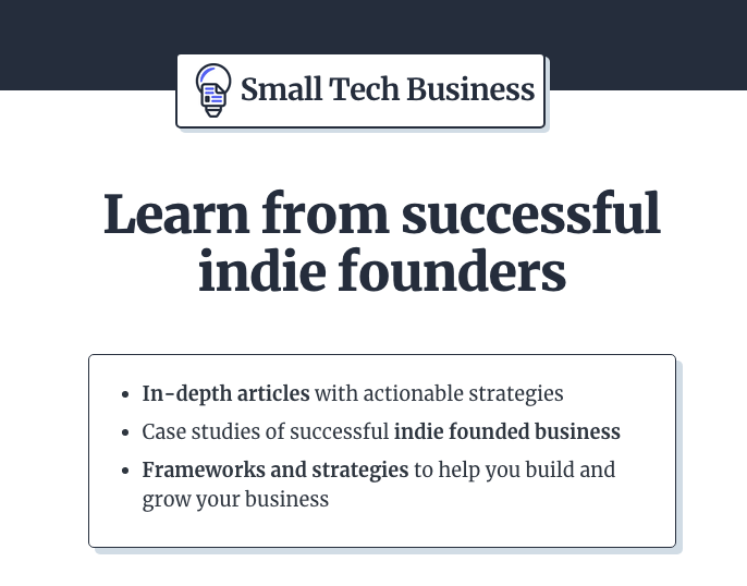Small Tech Business Newsletter